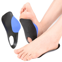 Solette in TPU con Supporto Arco Plantare Regolabile - Lunghezza 3/4, Design Unisex in 2 Pezzi per Correzione Piedi Piatti, Pronazione Eccessiva/Deficiente e Gambe a X/O