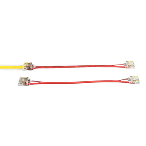 LED-Lichtstreifen Lötfreier Verbinder 2-Pin Niederspannung SMD/COB Kristallschnalle Einzelkopf-Kabelbaum - Product Image 4