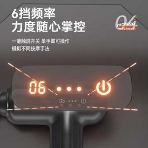 SMOOKY Appareil de fascia miniature de qualité professionnelle Relaxation musculaire électrique Pistolet de fascia Masseur de cou Sans balais Relaxation du corps entier - Product Image 3