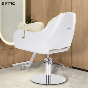 XFMC chaise de cheveux pour femmes <span class=keywords><strong>Salon</strong></span> de coiffure <span class=keywords><strong>salon</strong></span> de coiffure chaises Sillas De Barberia ensemble chaise de barbier blanc pour couper <span class=keywords><strong>Salon</strong></span> de coiffure femme - Product Image 1