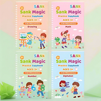 Großhandel Englisch Schreiben Wieder verwendbare Sank Magic Notebook Magic Practice Copybooks für die Vorschule rziehung