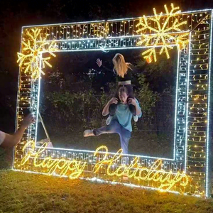 Cadres photo LED de Noël d'extérieur en gros pour les entreprises de location d'événements, les parcs et les projets commerciaux - Product Image 1