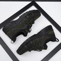 Chaussures décontractées à plateforme en maille respirante rétro pour femmes et hommes, légères, amortissantes, à semelle épaisse, à enfiler, grande taille