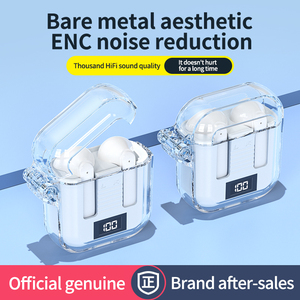 YTGEE 2025 TM90 Earbuds Auriculares Noise Cancelling 5.3 Chip Music and Game Dual Mode Transparent Shell Gaming Earphone <strong>Headset</strong> - Product Image 2