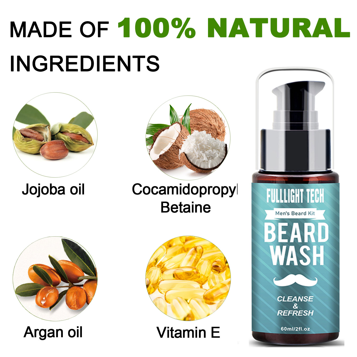Lavage de la barbe