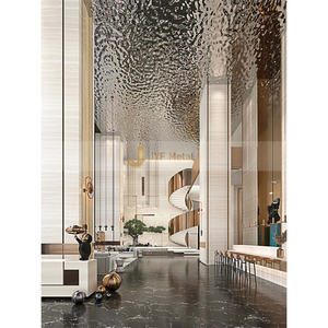 ANN6845 OEM Lámina Metálica con Patrón de Onda de Agua, Acero Inoxidable Decorativo con Efecto de Ondas para Obras de Arte - Product Image 5