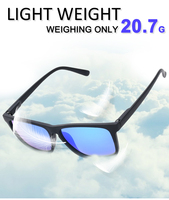 Las mejores gafas de sol de moda espejadas Logotipo personalizado de moda Protección ocular para exteriores Gafas de Sol para conducir