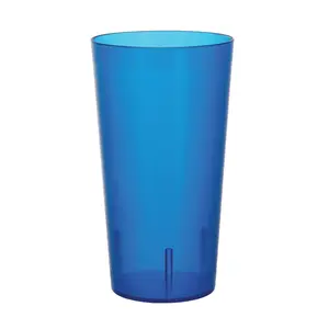 Polycarbonate lớn màu xanh thủy tinh Stackable 1L Frosted cup 1000ml cốc nhựa