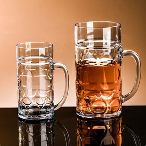 Jarra de <span class=keywords><strong>Cerveza</strong></span> Acrílica de 1 Litro, Irrompible, Jarra de Plástico de 32 oz con Asa - Product Image 2