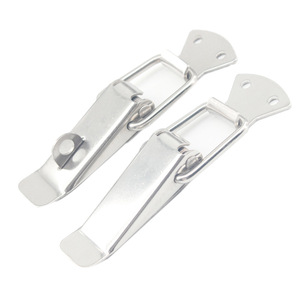 201 Stainless Steel <b>Lock</b> <b>Cabinet</b> Latch Flat Duckbill Buckle Durable Hardware Accessory For Furniture - Product Image 2