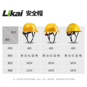 Safety Helmet Fiberglass 6 Point Suspension Construction Site Protection Hard Hat - Product Image 2