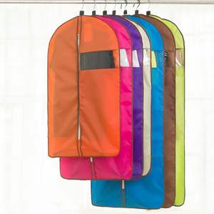 Logo personalizzato Fashion Pink Women Dance Garment copertura in tessuto non tessuto con tasca in rete copertura per <span class=keywords><strong>abito</strong></span> <span class=keywords><strong>da</strong></span> <span class=keywords><strong>sposa</strong></span> <span class=keywords><strong>da</strong></span> 180cm - Product Image 1