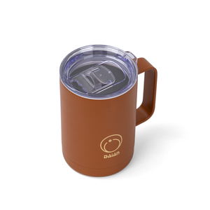 Taza de viaje de Metal clásica de 15oz con asa y tapa con recubrimiento en polvo para el hogar, oficina, trabajo al aire libre, precio promocional - Product Image 4