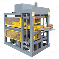 Machine de fabrication de briques de terre Machine de fabrication de briques à emboîtement d'argile Hr2-10 hydraulique Construction de bâtiments
