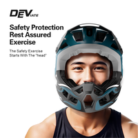 Casque de vélo intégral pour adulte CE EN1078 CPSC1203, style sportif, réglable, sûr et confortable.