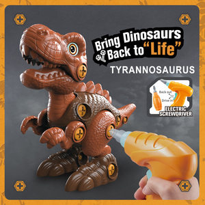 Juguete de Dinosaurio Desarmable KSF, Juguete Educativo STEM para Niños, Dinosaurio de Ensamblaje Manual con Destornillador - Product Image 3