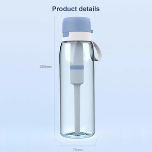 Bình nước lọc di động 769ml Ultra Filtratio dùng cho ngoài trời, du lịch, cắm trại, đi bộ đường dài, có ống lọc thay thế - Product Image 6