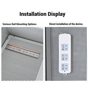 Boîtier électrique et de vidéosurveillance extérieur <span class=keywords><strong>ANTIER</strong></span>, boîte en plastique ABS étanche avec façade transparente et loquets - Product Image 3