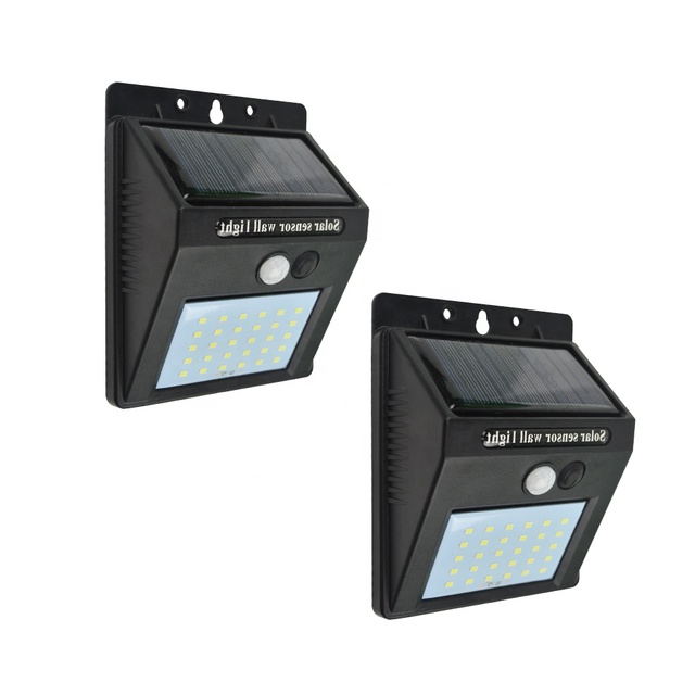 IP65 Motion Sensor Solar LED Wall Light Outdoor Waterproof Garden Lighting