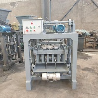 Petite machine à fabriquer des briques avec plusieurs options de moules Équipement industriel Mini machine à former des blocs semi-automatique