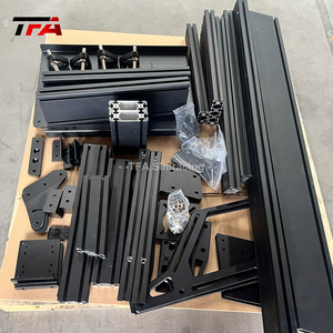 Simulador de Conducción de Carreras VR/AR/MR para Automóviles, Marcos de Aluminio Negros 4040 y 4080, Cabina de Simulación de Vuelo, Plataforma VR - Product Image 4