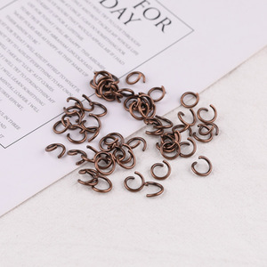 Anneau en fer ouvert 1,5x10mm épaissi pour la fabrication de bracelets, bijoux DIY, cercle de connexion, anneau en C, accessoire métallique plaqué - Product Image 3