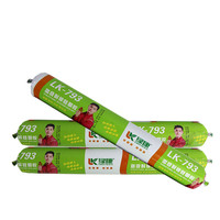 Vente en gros d'usine, colle en silicone neutre pour verre, colle en silicone RTV, mastic en silicone en forme de saucisse