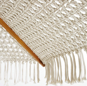 Crochet ouvert avec des glands de coton cordes de macramé à la main Design moderne pour l'utilisation de cour de meubles d'extérieur - Product Image 4