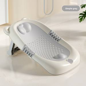 <span class=keywords><strong>Support</strong></span> de <span class=keywords><strong>bain</strong></span> antidérapant en plastique pour bébé, avec affichage de la température, pour nouveau-né (position assise/allongée) - Product Image 6