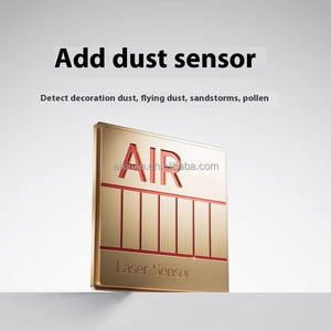 Purificateur d'air WIFI intelligent avec détection de la poussière PM10, élimination du formaldéhyde, stérilisation des odeurs de fumée et d'animaux domestiques, et contrôle par application - Product Image 5