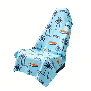 Housse de siège de voiture antidérapante à séchage rapide en microfibre, protège-siège sport - Product Image 2