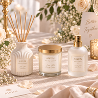 Diffuseur de parfum AIKUN flexible et personnalisable, durée de parfum de trente jours, ajustement de la senteur, ensemble de diffuseurs à bâtonnets longue durée