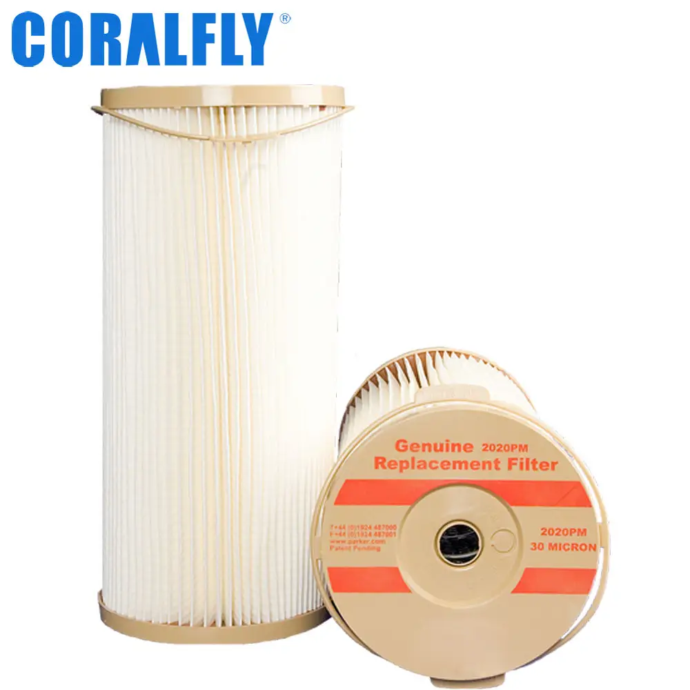 CORALFLY Turbine Diesel Engine Element Fuel Filter 2020pm For filter racor parker 1000fg 2020pm 2020tm