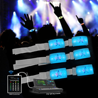 Pulseras con Control Remoto Personalizadas para Festivales de Música, Fiestas, Pulsera de Entrada con Control DMX, Pulsera LED