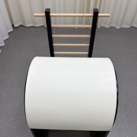 Escalera de Pilates con Base de Acero Estable y Madera de Arce, Color y Logotipo Personalizados, MER Negro Metálico