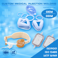 Anneau d'étanchéité pour sac de réanimation et masque d'anesthésie respiratoire ISO 13485, composants de respiration médicaux moulés par injection
