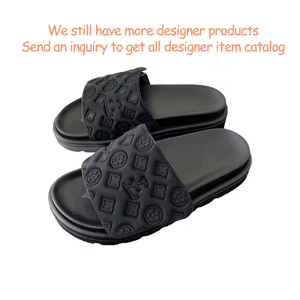 Premium Luxury Leather <b>Slide</b> Sandals Designer Style Non Slip Comfortable Luxury Casual Slippers court sneakers skate shoes - Product Image 6
