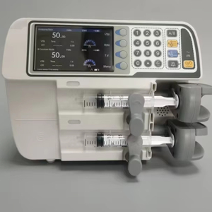 Yongyue nhà máy chuyên nghiệp Dual <span class=keywords><strong>Channel</strong></span> động vật thú y Pet bệnh viện điện ống tiêm bơm kênh đôi Bơm tiêm - Product Image 6