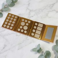 Boîte d'emballage personnalisée de luxe pour palette de fards à paupières, boîte en papier cosmétique avec impression de logo