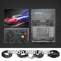 Console de jeux vidéo rétro Miyoo Mini Plus+ 64 Go 2600 mAh, lecteur de jeux portable pour PS1