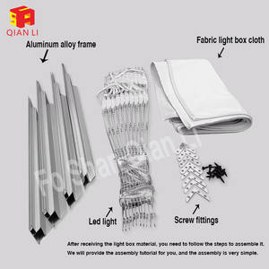 Caisson lumineux de plafond de LED de haute luminosité de cadre en aluminium de rectangle de film mou pour la publicité d'affichage de voiture et l'éclairage de beauté - Product Image 5