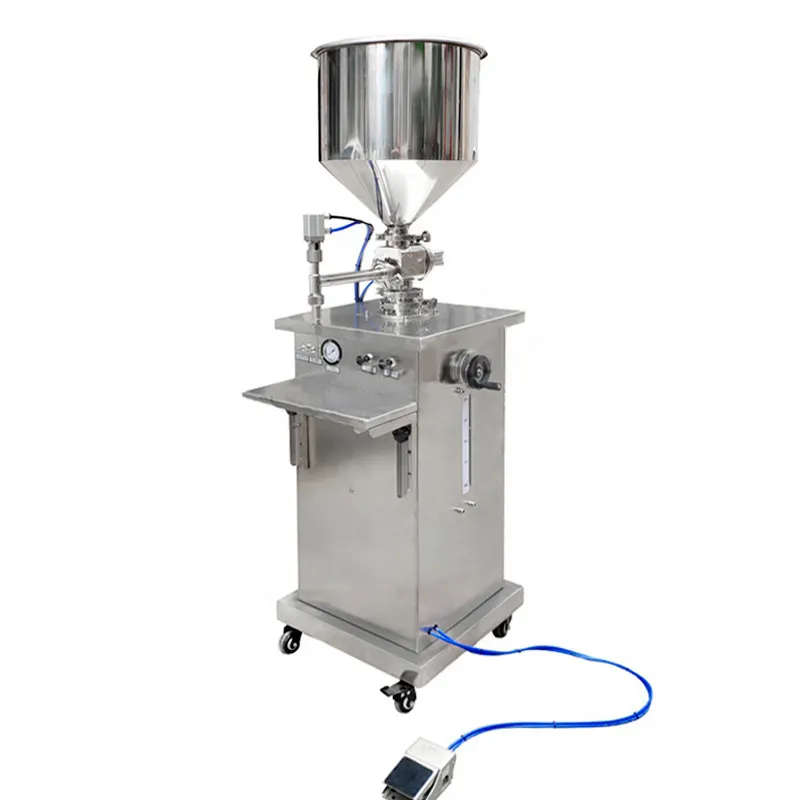 Máquina de enchimento líquida semiautomática vertical para enchimento de sorvete pequeno