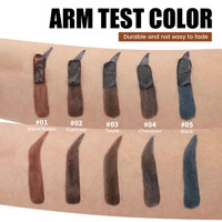 Teinture pour sourcils HANDAIYAN Peel Brow Tint, longue tenue, waterproof, crème teintante pour sourcils, crème de tatouage, maquillage cosmétique # 01 Brun chaud H2060 6.8ml