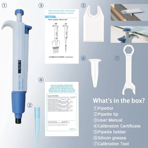 Pipeta de Plástico de Alta Precisión WEIAI, 0.1ul-10ml, Micropipetas para Laboratorio Escolar, Pipetas de Volumen Ajustable de un Solo Canal - Product Image 3