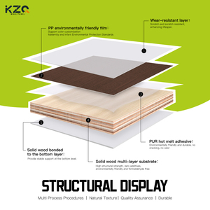 Solid Timber Multi Layer <strong>Wood</strong> Wall Panel <strong>Engineered</strong> <strong>Veneer</strong> Plywood Cladding Interior Decoration Hotel Apartment Office - Product Image 4
