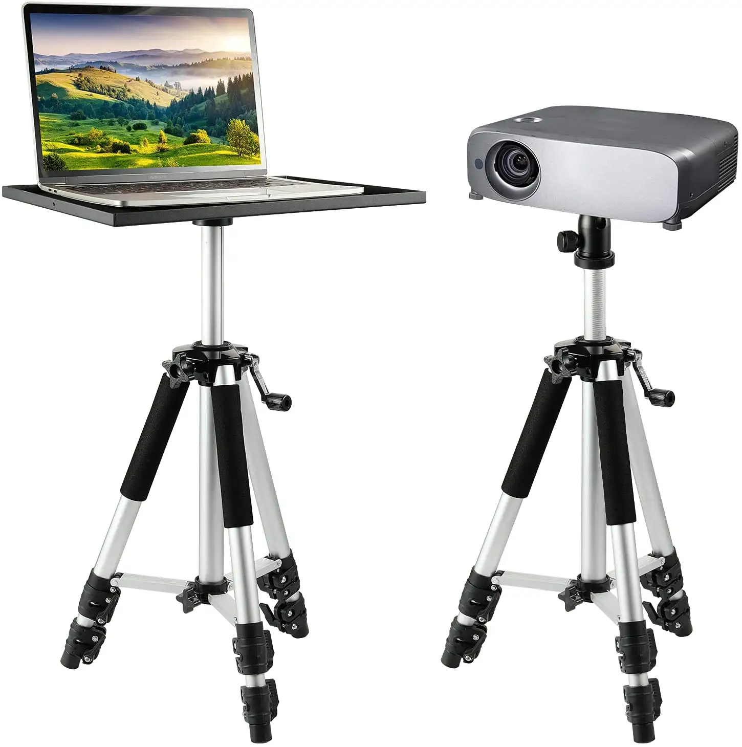 Facilife Projector Stand Tripod,Laptop Tripod Stand Adjustable Height 22 to 50 Inches, Multi-Purpose Projector Tripod Stand,