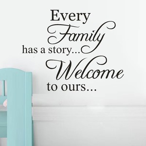 Lettre anglaise Proverbes Stickers Muraux <span class=keywords><strong>Paroles</strong></span> Mots Amovible Stickers Muraux Décor À La Maison PVC Art Mural Enfants Chambre - Product Image 3