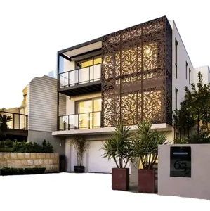 Xây Dựng Ban Công Lan Can Rèn Sắt Lan Can Lan Can Nghệ Thuật Trang Trí Hộ Lan Tôn Sóng Trong Kim Loại - Product Image 1