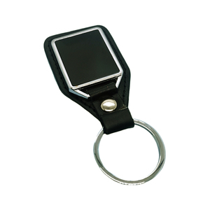 Trung Quốc bán buôn tùy chỉnh thực hiện cá nhân dây đeo cổ tay Keyring xe sang trọng logo thương hiệu PU da kim loại móc khóa - Product Image 3