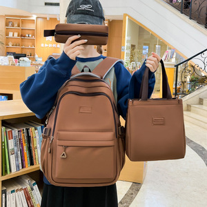 New hot-selling cross-body <b>bag</b> Korean L capacity weight reduction <b>college</b>/university students' <b>bag</b> minimalist style backpack - Product Image 2